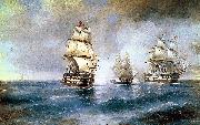 Two Turkish Ships Ivan Aivazovsky